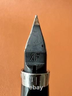 PARKER 75 Sterling Silver Fountain Pen Extra Fine Nib, Vintage Perfection