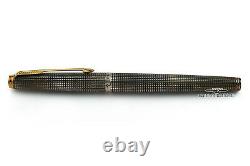 Parker Vintage 75 Flattop Sterling Silver Cisele Fountain Pen c. 1960's Rare