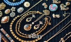 RESELLERS! HUGE Vintage Jewelry Lot CHANEL Dior Juliana Gold + 2.5 LBS. STERLING