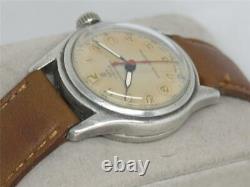 Rare Vintage 1940's Ww2 Era Rolex Tudor Oyster Sterling Silver 3478, Running