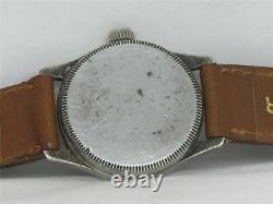 Rare Vintage 1940's Ww2 Era Rolex Tudor Oyster Sterling Silver 3478, Running