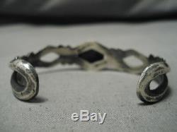 Rare Vintage Navajo Royston Turquoise Sterling Silver Bracelet