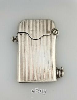 Rare Vintage Thorens 935 Sterling Silver Automatic Cigarette Lighter Works