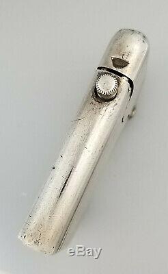 Rare Vintage Thorens 935 Sterling Silver Automatic Cigarette Lighter Works