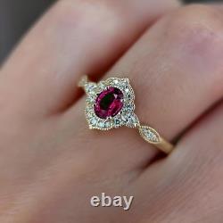 Rhodolite Pink Garnet Ring 925 Sterling Silver Ring, Anniversary Ring