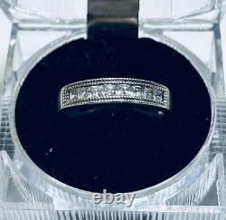 STER SILVER 925 unisex RING size 7 vintage usa Beautiful stones! $88