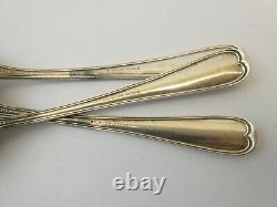 Set 3 Vintage Used Beckwith-Range Sterling Silver Salad Forks Flatware