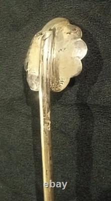 Set of 8 Vintage, Taxco Sterling Silver Stirring Spoons, Pre Eagle