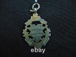 Silver Fob Vintage Art Nouveau 1916 Birmingham Inscribed Sterling 9.1 g E8