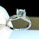 Sparkling 2.00ct Round Cut Simulated Diamond Solitaire 925 Sterling Silver Ring