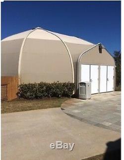 Sprung structure, fabric building, tent