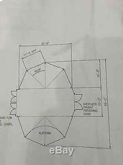 Sprung structure, fabric building, tent