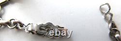 Sterling Silver 1939 Golden Gate Exposition CHARM BRACELET GGIE -Saddle Locket