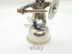 Sterling Silver Cast Viking Warrior Figure Vintage c1970 Denmark