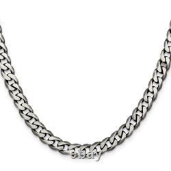 Sterling Silver Curb Chain Necklace, 6.5 mm