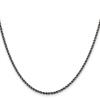 Sterling Silver Rope Chain Necklace, 2.3 Mm