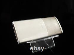 Sterling Silver Slide Action Vesta Case (Advertising Bookmakers) Birmingham 1925