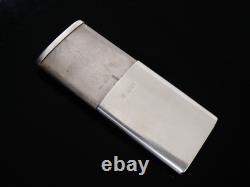 Sterling Silver Slide Action Vesta Case (Advertising Bookmakers) Birmingham 1925