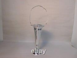 Sterling Silver Trumpet Flower Vase Vintage with Handle 14 HGS CO MINT