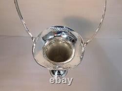 Sterling Silver Trumpet Flower Vase Vintage with Handle 14 HGS CO MINT