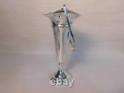 Sterling Silver Trumpet Flower Vase Vintage with Handle 14 HGS CO MINT