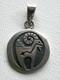 Sterling Zodiac Aries Pendant Silver The Ram Modernist Necklace Astrology Vtg