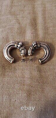 Sterling silver earrings 925 vintage