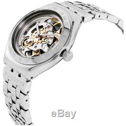 Swatch Irony Body & Soul Silver Dial Stainless Steel Men's Watch YAS100G