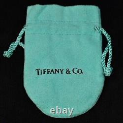 TIFFANY & Co. Original Vintage Signed 925 Sterling Silver Heart Charm Bracelet