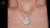 Tesoro Collection White Topaz Vintage Heart Locket Necklace In 925 Silver Up3253