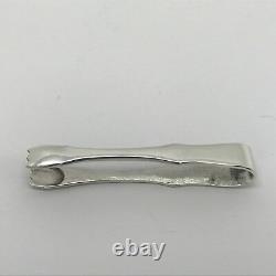 Tiffany & Co. Sterling Silver Sugar Jar / Pill Box With Tongs Vintage