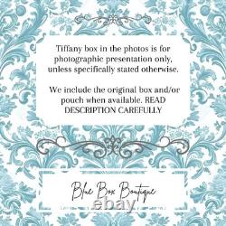 Tiffany & Co. Vintage Elsa Peretti Sterling Silver 5-Open Heart Bracelet 7 Long