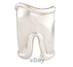 Tiffany Elsa Peretti Vintage Large Bone Cuff 1975