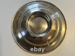 VINTAGE F. B. ROGERS SILVER CO. STERLING SILVER SMALL BOWL #303 6-1/2 Good Cond
