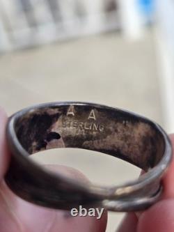 VINTAGE NAVAJO ZUNI STERLING SILVER RINGS (Read Description)