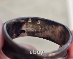 VINTAGE NAVAJO ZUNI STERLING SILVER RINGS (Read Description)