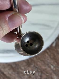 VINTAGE STERLING SILVER MEXICO PIPE 420 Sherlock Estate Find Hippie