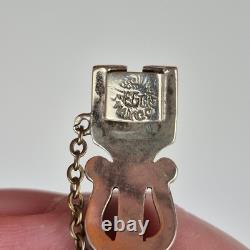 VTG Taxco Sterling Silver Panel Bracelet Eagle 3 Mark 34g Boho Mexico Size 6.5