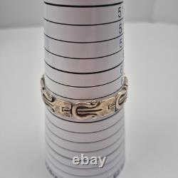 VTG Taxco Sterling Silver Panel Bracelet Eagle 3 Mark 34g Boho Mexico Size 6.5