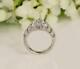 Vintage 1.50 Ct Round Cut Moissanite Stone Engagement Ring 925 Sterling Silver