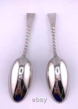 Vintage 1885 Gorham Colonial 8.25 Sterling Silver Tablespoons (2) 115.4G