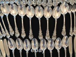 Vintage 1936 Wallace Sir Christopher 48 Pcs For 8 Sterling Silver Flatware Set