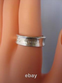 Vintage 1997 Tiffany & Co. T & Co. 1837 Sterling Silver 925 Ring