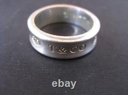 Vintage 1997 Tiffany & Co. T & Co. 1837 Sterling Silver 925 Ring