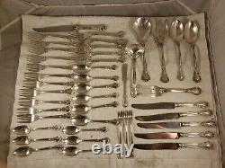 Vintage 44 Piece Gorham Chantilly Sterling Silver Flatware Set