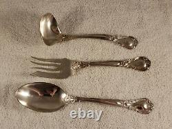 Vintage 44 Piece Gorham Chantilly Sterling Silver Flatware Set