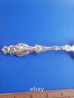 Vintage 9.5 Sterling Silver Serving Salad Meat Fork