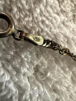 Vintage 925 Italy Sterling Silver Curb Chain Necklace 18