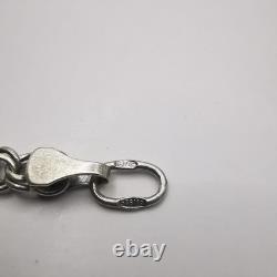 Vintage 925 Sterling Silver Chain Necklace Signed Elegant Jewelry 10.13g
