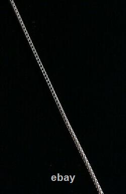 Vintage. 925 Sterling Silver D Turquoise Cripple Creek Pendant Necklace 21.3g